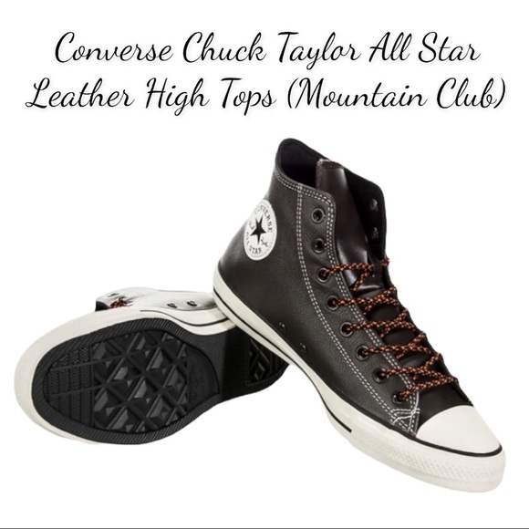 NWOT Converse Chuck Taylor All Star Leather Unisex High Tops (Mountain Club) - Picture 1 of 13